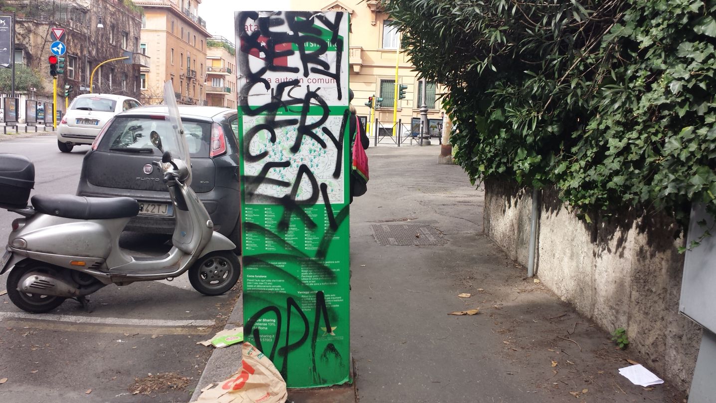 graffiti vandalici
