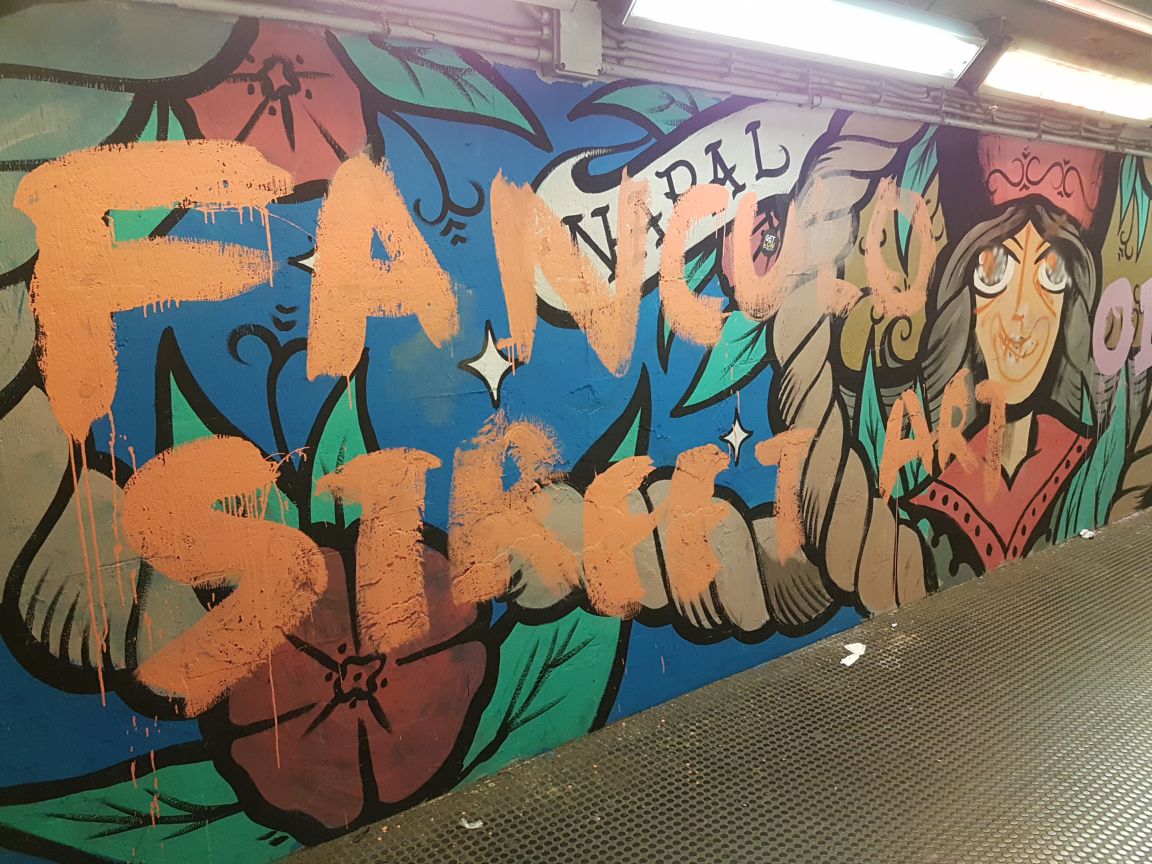 Graffiti staz nomentana