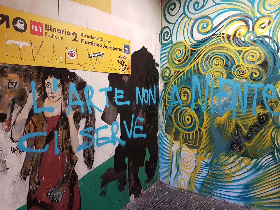 Graffiti staz nomentana2